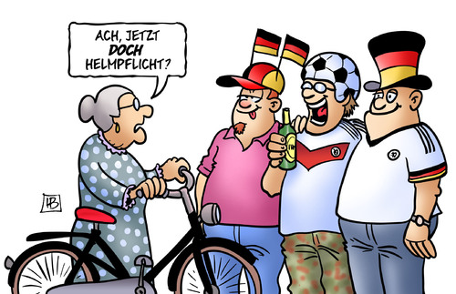 Helmpflicht By Harm Bengen Politics Cartoon TOONPOOL