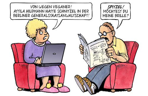 Cartoon: Hildmann-Spitzel (medium) by Harm Bengen tagged veganer,attila,hildmann,schnitzel,berliner,generalstaatsanwaltschaft,spitzel,brille,nazi,faschist,coronaleugner,koch,harm,bengen,cartoon,karikatur,veganer,attila,hildmann,schnitzel,berliner,generalstaatsanwaltschaft,spitzel,brille,nazi,faschist,coronaleugner,koch,harm,bengen,cartoon,karikatur