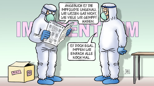 Cartoon: Impfquote ungenau (medium) by Harm Bengen tagged impfquote,ungenau,impfen,impfzentrum,corona,zeitung,lesen,harm,bengen,cartoon,karikatur,impfquote,ungenau,impfen,impfzentrum,corona,zeitung,lesen,harm,bengen,cartoon,karikatur