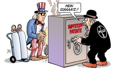 Cartoon: Impfstoff-Patente (medium) by Harm Bengen tagged impfstoff,patente,freigabe,profite,gollum,mein,schaaatz,kapitalist,pharmaindustrie,usa,safe,knacken,impfung,corona,harm,bengen,cartoon,karikatur,impfstoff,patente,freigabe,profite,gollum,mein,schaaatz,kapitalist,pharmaindustrie,usa,safe,knacken,impfung,corona,harm,bengen,cartoon,karikatur