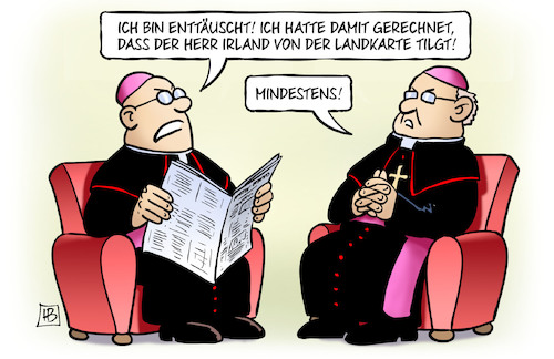 Cartoon: Irland-Ja (medium) by Harm Bengen tagged irland,ja,abtreibung,abstimmung,referendum,enttäuschung,katholische,kirche,priester,gott,bestrafung,harm,bengen,cartoon,karikatur,irland,ja,abtreibung,abstimmung,referendum,enttäuschung,katholische,kirche,priester,gott,bestrafung,harm,bengen,cartoon,karikatur