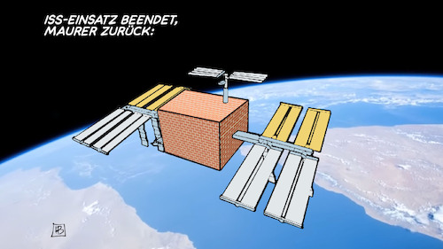 ISS-Einsatz Maurer