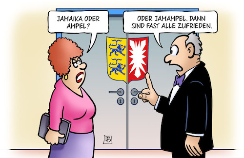 Cartoon: Jamampel (medium) by Harm Bengen tagged jamaika,ampel,jamampel,schleswig,holstein,wahl,niederlage,sieg,regierung,koalition,harm,bengen,cartoon,karikatur,jamaika,ampel,jamampel,schleswig,holstein,wahl,niederlage,sieg,regierung,koalition,harm,bengen,cartoon,karikatur