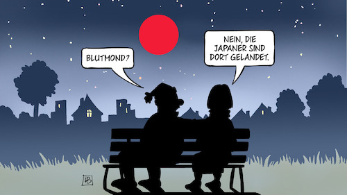 Japaner auf dem Mond Japaner auf dem Mond