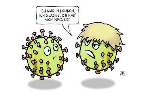 Cartoon: Johnson-Infizierung (medium) by Harm Bengen tagged london,infiziert,boris,johnson,corona,coronavirus,ansteckung,pandemie,epidemie,krankheit,schaden,harm,bengen,cartoon,karikatur,london,infiziert,boris,johnson,corona,coronavirus,ansteckung,pandemie,epidemie,krankheit,schaden,harm,bengen,cartoon,karikatur