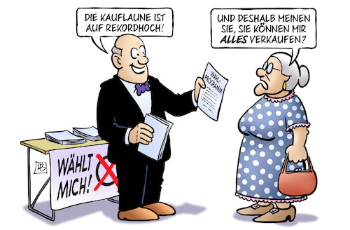 Kauflaune im Wahljahr Kauflaune im Wahljahr