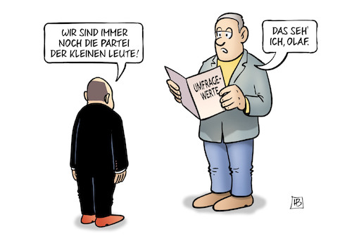 Cartoon: Kleiner Olaf (medium) by Harm Bengen tagged olaf,scholz,partei,kleine,leute,parteitag,umfragen,kanzlerbeliebtheit,spd,harm,bengen,cartoon,karikatur,olaf,scholz,partei,kleine,leute,parteitag,umfragen,kanzlerbeliebtheit,spd,harm,bengen,cartoon,karikatur