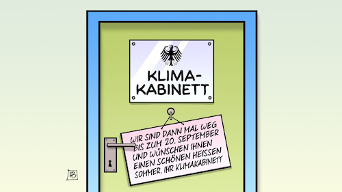 Klimakabinett vertagt