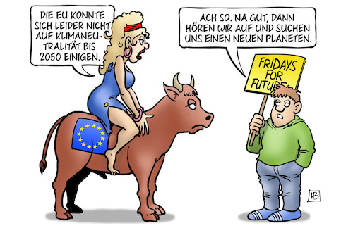 Cartoon: Klimaneutralität (medium) by Harm Bengen tagged eu,europa,stier,kind,fridays,for,future,klimaneutralität,2050,klimawandel,planeten,harm,bengen,cartoon,karikatur,eu,europa,stier,kind,fridays,for,future,klimaneutralität,2050,klimawandel,planeten,harm,bengen,cartoon,karikatur