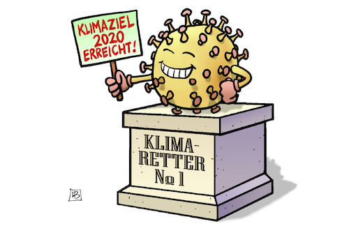 Cartoon: Klimaziel 2020 erreicht (medium) by Harm Bengen tagged klimaziel,klimawandel,2020,denkmal,virus,corona,harm,bengen,cartoon,karikatur,klimaziel,klimawandel,2020,denkmal,virus,corona,harm,bengen,cartoon,karikatur