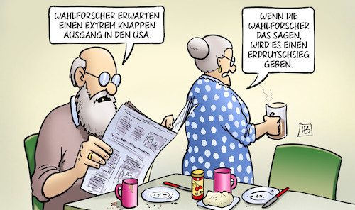 Knapp oder Erdrutsch Knapp oder Erdrutsch