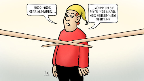 Cartoon: Koalitionsnasen (medium) by Harm Bengen tagged merz,klingbeil,wahlversprechen,lügen,betrug,pinocchio,michel,nasen,stromsteuer,harm,bengen,cartoon,karikatur,merz,klingbeil,wahlversprechen,lügen,betrug,pinocchio,michel,nasen,stromsteuer,harm,bengen,cartoon,karikatur
