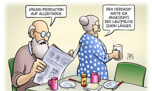 Kokain-Produktion Kokain-Produktion