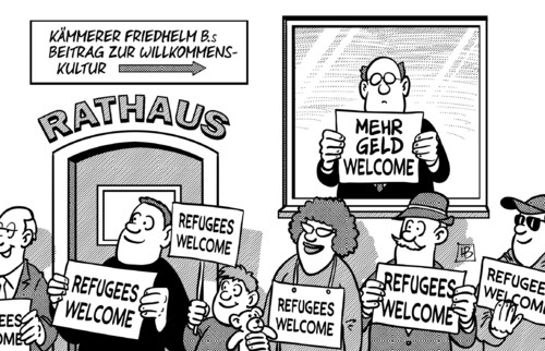 Kommunen und Flüchtlinge