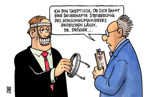 Cartoon: Konsumklimaindex-Hilfe (medium) by Harm Bengen tagged konsumklimaindex,hilfe,optimismus,pessimismus,konsum,index,konjunktur,kaufen,verbraucher,laune,wirtschaft,konsumklimaindex,hilfe,optimismus,pessimismus,konsum,index,konjunktur,kaufen,verbraucher,laune,wirtschaft