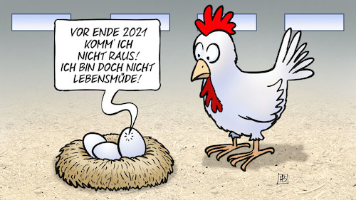 Cartoon: Kükentötung (medium) by Harm Bengen tagged kükentötung,kükenschreddern,lebensmüde,klöckner,huhn,nest,ei,stall,landwirtschaft,harm,bengen,cartoon,karikatur,kükentötung,kükenschreddern,lebensmüde,klöckner,huhn,nest,ei,stall,landwirtschaft,harm,bengen,cartoon,karikatur