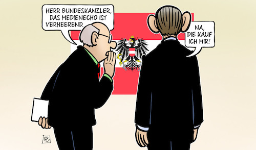 Cartoon: Kurz kauft Medien (medium) by Harm Bengen tagged österreich,medienecho,kaufen,bundeskanzler,kurz,korruption,bestechung,harm,bengen,cartoon,karikatur,österreich,medienecho,kaufen,bundeskanzler,kurz,korruption,bestechung,harm,bengen,cartoon,karikatur