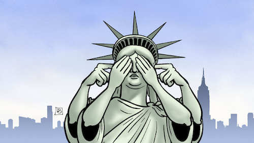 Lady Liberty wartet Lady Liberty wartet