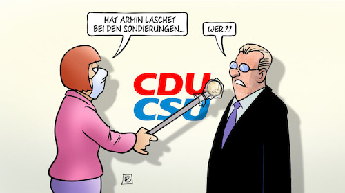 Cartoon: Laschet und Sondierungen (medium) by Harm Bengen tagged armin,laschet,sondierungen,verhandlungen,interview,bundestagswahl,regierungsbildung,koalition,koalitionsverhandlungen,cdu,csu,spd,fdp,gruene,ampel,jamika,union,harm,bengen,cartoon,karikatur,armin,laschet,sondierungen,verhandlungen,interview,bundestagswahl,regierungsbildung,koalition,koalitionsverhandlungen,cdu,csu,spd,fdp,gruene,ampel,jamika,union,harm,bengen,cartoon,karikatur