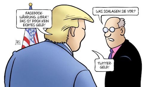 Cartoon: Libra (medium) by Harm Bengen tagged facebook,währung,libra,krypotgeld,geld,twittergeld,trump,harm,bengen,cartoon,karikatur,facebook,währung,libra,krypotgeld,geld,twittergeld,trump,harm,bengen,cartoon,karikatur