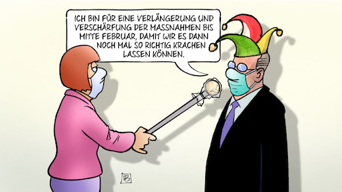 Lockdown und Fasching-Karneval Lockdown und Fasching-Karneval