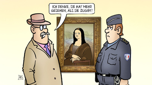 Cartoon: Louvre-Raub (medium) by Harm Bengen tagged louvre,raub,einbruch,diebstahl,paris,polizei,mona,lisa,harm,bengen,cartoon,karikatur,louvre,raub,einbruch,diebstahl,paris,polizei,mona,lisa,harm,bengen,cartoon,karikatur