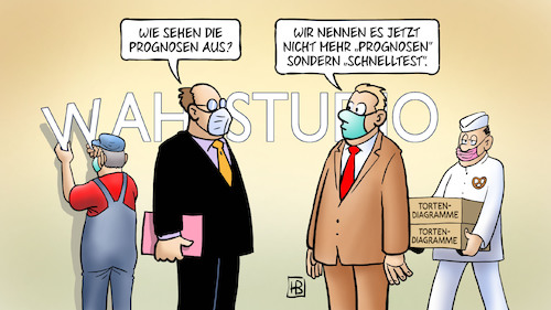 Cartoon: LT-Wahl-Prognosen (medium) by Harm Bengen tagged prognosen,schnelltest,masken,wahlstudio,landtagswahlen,rheinland,pfalz,baden,württemberg,corona,harm,bengen,cartoon,karikatur,prognosen,schnelltest,masken,wahlstudio,landtagswahlen,rheinland,pfalz,baden,württemberg,corona,harm,bengen,cartoon,karikatur