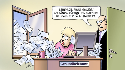 Lüften senkt Zahlen Lüften senkt Zahlen
