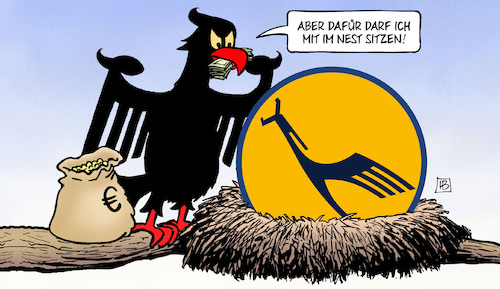 Lufthansa-Fütterung