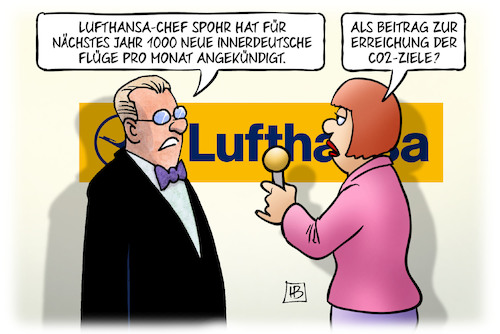 Lufthansa und CO2 Lufthansa und CO2