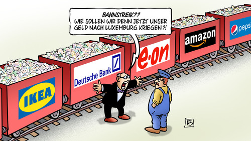 LuxemburgDeals By Harm Bengen Politics Cartoon TOONPOOL