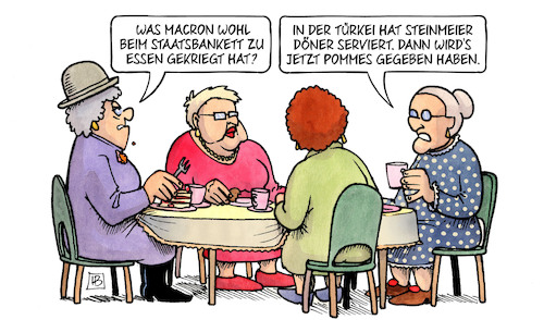 Macron-Staatsbankett Macron-Staatsbankett