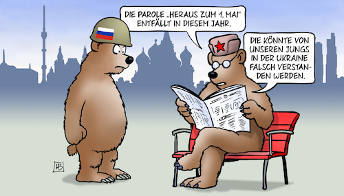 Mai-Parolen in Russland Mai-Parolen in Russland
