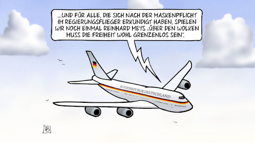 Masken im Flieger