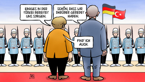 Merkel bei Erdogan Merkel bei Erdogan