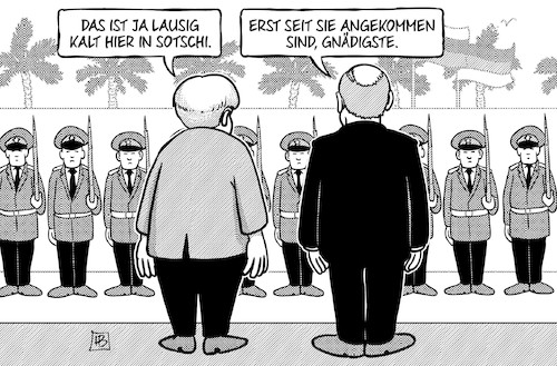 Merkel in Sotschi