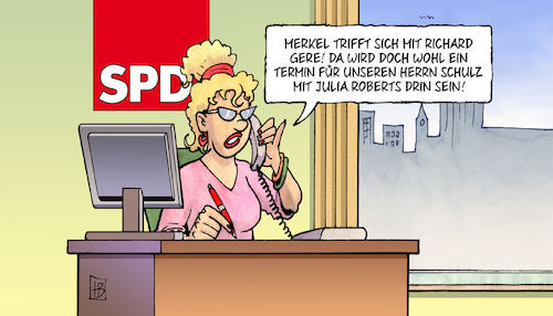 Merkel und Gere Merkel und Gere