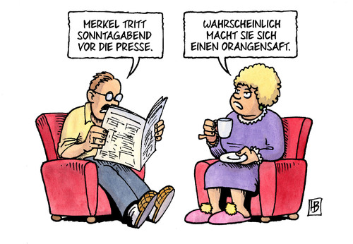 Merkel vor Presse Merkel vor Presse