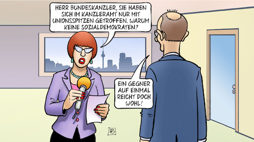 Cartoon: Merz-Gegner (medium) by Harm Bengen tagged merz,bundeskanzler,kanzleramt,unionsspitzen,sozialdemokraten,gegner,interview,berlin,harm,bengen,cartoon,karikatur,merz,bundeskanzler,kanzleramt,unionsspitzen,sozialdemokraten,gegner,interview,berlin,harm,bengen,cartoon,karikatur