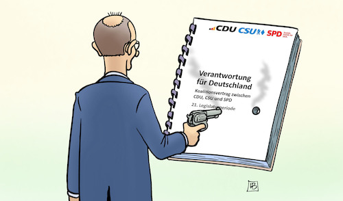 Merz durchlöchert Merz durchlöchert