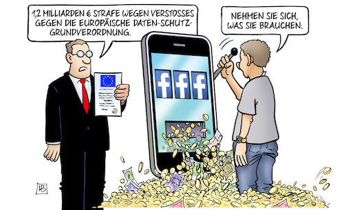 Cartoon: Meta-Rekordstrafe (medium) by Harm Bengen tagged meta,facebook,zuckerberg,handy,sielautomat,geldspielautomat,rekordstrafe,strafe,europäische,datenschutz,grundverordnung,harm,bengen,cartoon,karikatur,meta,facebook,zuckerberg,handy,sielautomat,geldspielautomat,rekordstrafe,strafe,europäische,datenschutz,grundverordnung,harm,bengen,cartoon,karikatur