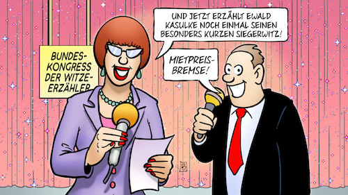 Cartoon: Mietpreisbremsenwitz (medium) by Harm Bengen tagged witzeerzähler,mietpreisbremsenwitz,siegerwitz,mietpreisbremse,harm,bengen,cartoon,karikatur,witzeerzähler,mietpreisbremsenwitz,siegerwitz,mietpreisbremse,harm,bengen,cartoon,karikatur