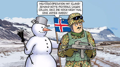 Militärkooperation Island