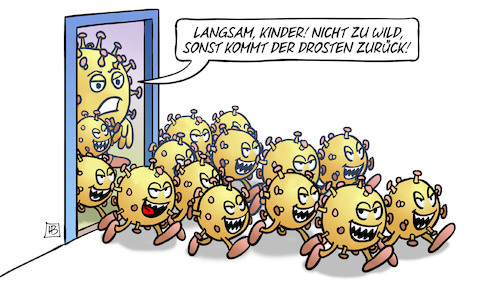 Mit Drosten drohen Mit Drosten drohen