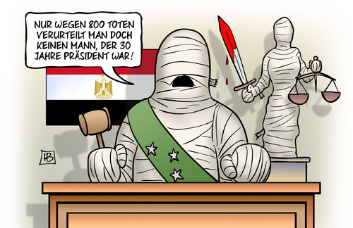 Cartoon: Mubarak-Freispruch (medium) by Harm Bengen tagged mubarak,freispruch,gericht,prozess,revolution,militärregierung,mumie,justitia,justiz,gerechtigkeit,ägypten,harm,bengen,cartoon,karikatur,mubarak,freispruch,gericht,prozess,revolution,militärregierung,mumie,justitia,justiz,gerechtigkeit,ägypten,harm,bengen,cartoon,karikatur