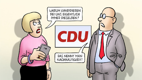 Cartoon: Nachhaltige CDU (medium) by Harm Bengen tagged cdu,kandidieren,kandidaten,parteivorsitz,merz,röttgen,braun,männer,dieselben,frauen,nachhaltigkeit,harm,bengen,cartoon,karikatur,cdu,kandidieren,kandidaten,parteivorsitz,merz,röttgen,braun,männer,dieselben,frauen,nachhaltigkeit,harm,bengen,cartoon,karikatur