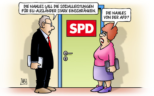 Nahles und EU-Ausländer