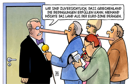 Cartoon: Nase (medium) by Harm Bengen tagged troika,esm,pinocchio,nase,euro,eu,europa,rettungsschirm,zinsen,staatsanleihen,versicherungen,hedgefonds,banken,griechenland,luegen,wahlen,demonstrationen,widerstand,unruhen,aufstand,pleite,bankrott,raub,erpressung,efsf,verschuldung,schulden,euroschuldenkrise,esm,troika,griechenland,banken,hedgefonds,versicherungen,staatsanleihen,europa,eu,euro,euroschuldenkrise,rettungsschirm,efsf