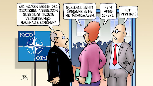 Nato-Ausgaben und Russland