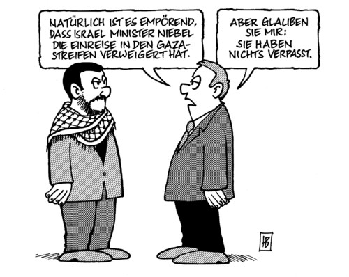 Niebel und Gaza